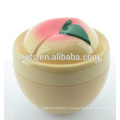 fruit shaped cosmetic pp cream jar